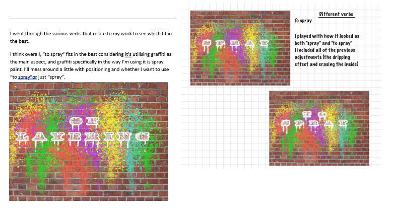 Testing different Verbs
